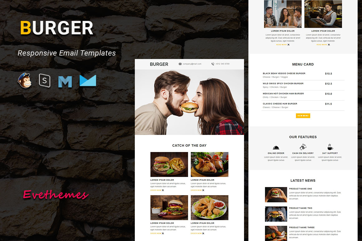 BURGER - Responsive Email Template