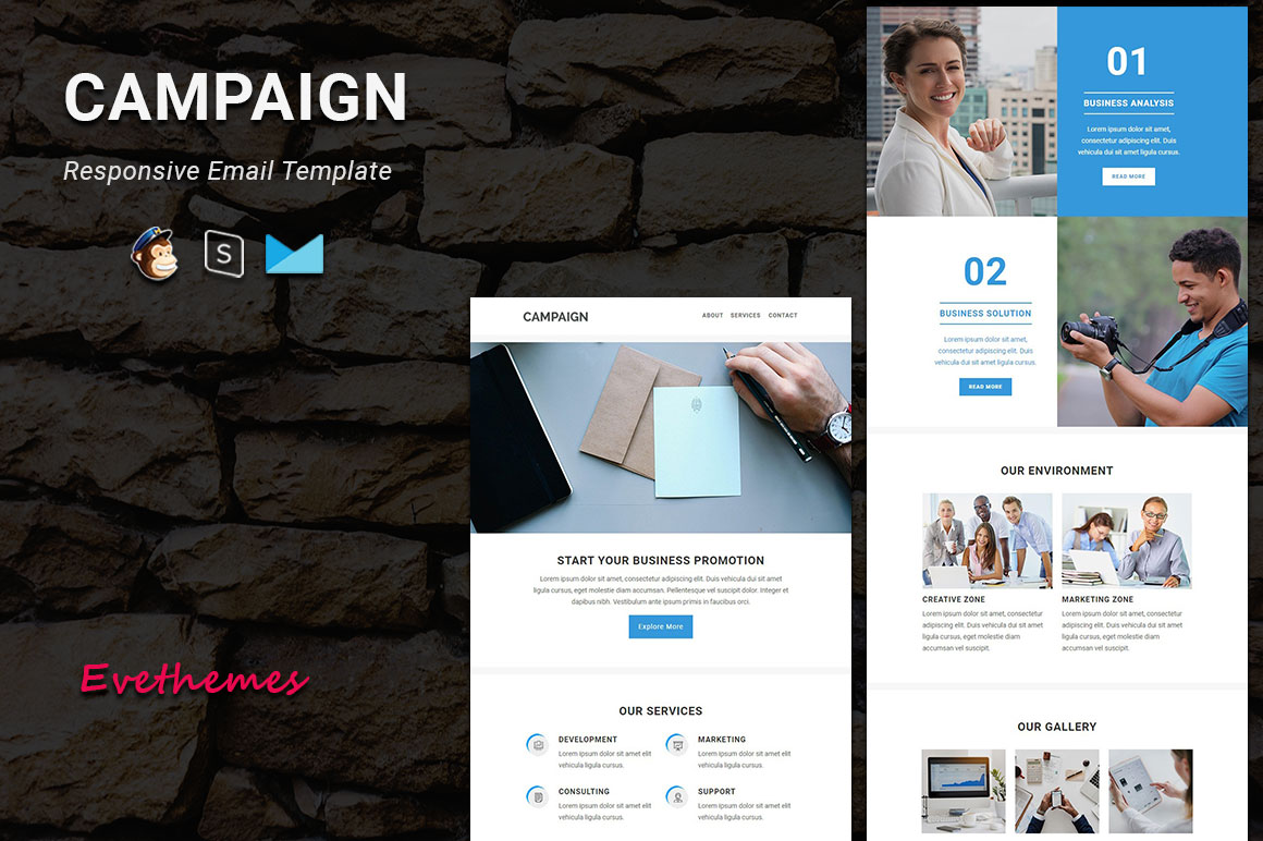 Campaign - Responsive Email Newsletter Template
