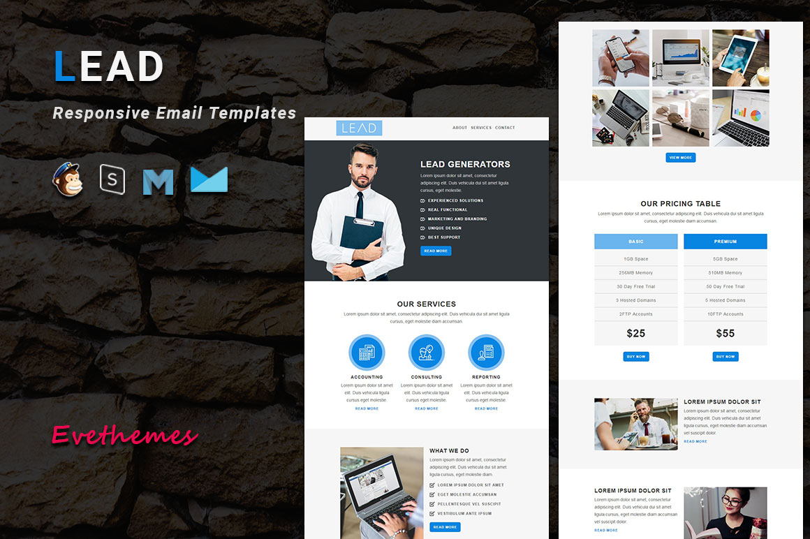 Lead - Responsive Email Template