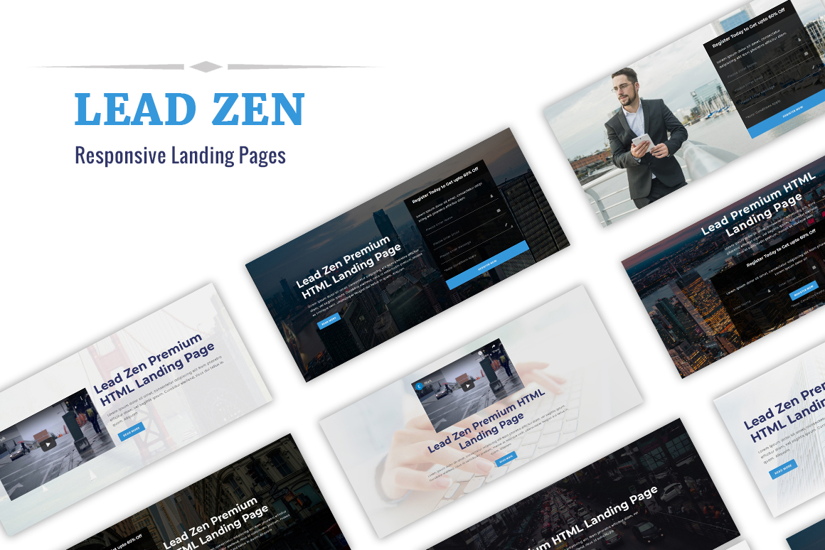 LEAD ZEN - Responsive Landing Pages