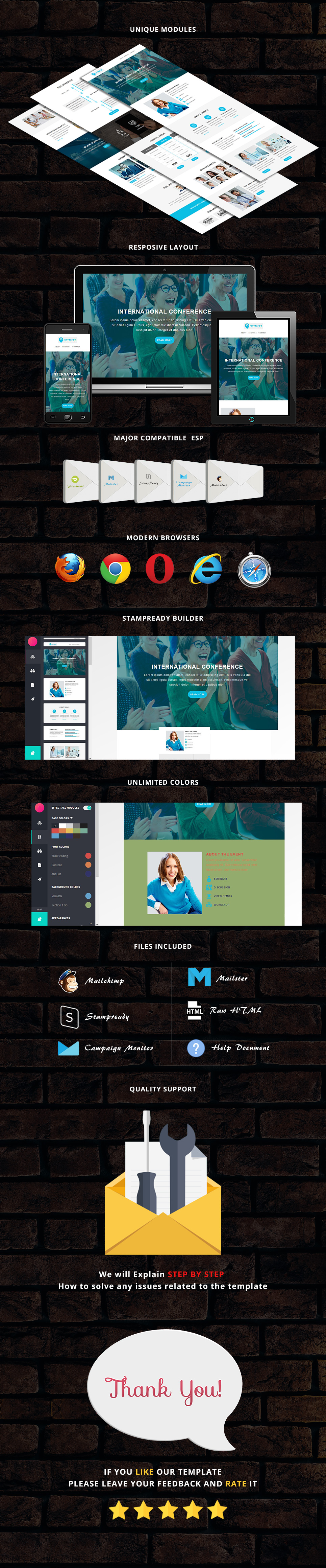 NetMeet - Responsive Email Template
