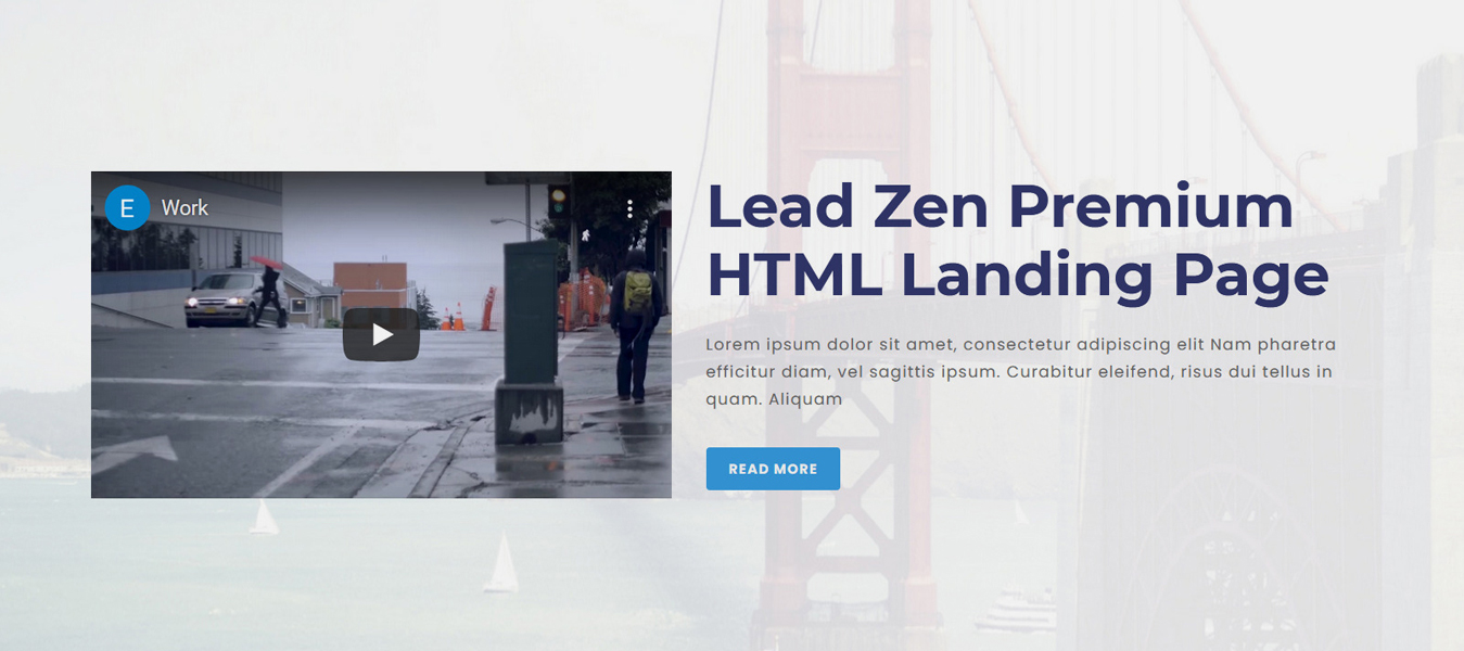Lead Zen - Responsive HTML Landing Pages