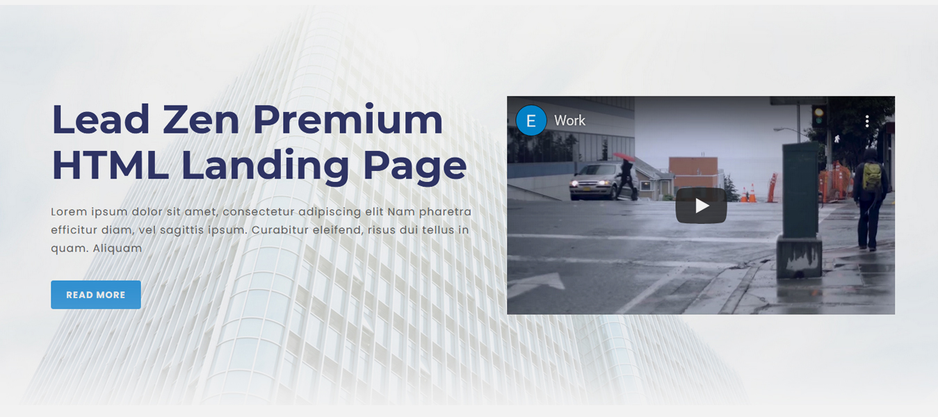 Lead Zen - Responsive HTML Landing Pages