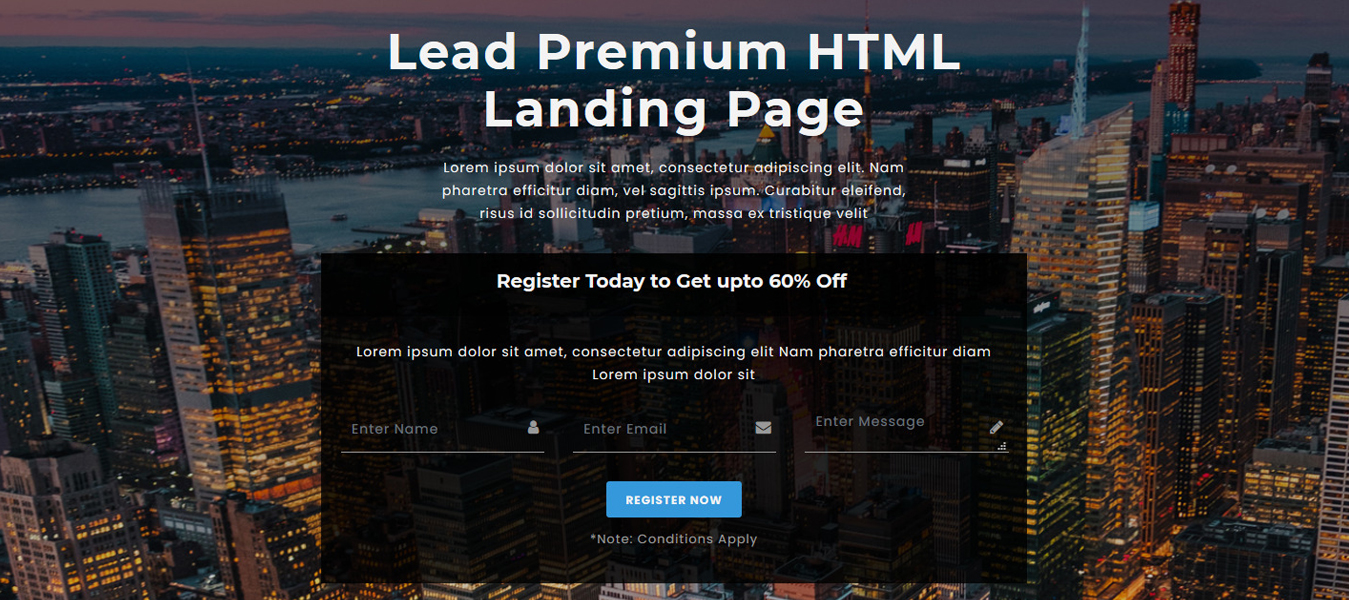 Lead Zen - Responsive HTML Landing Pages