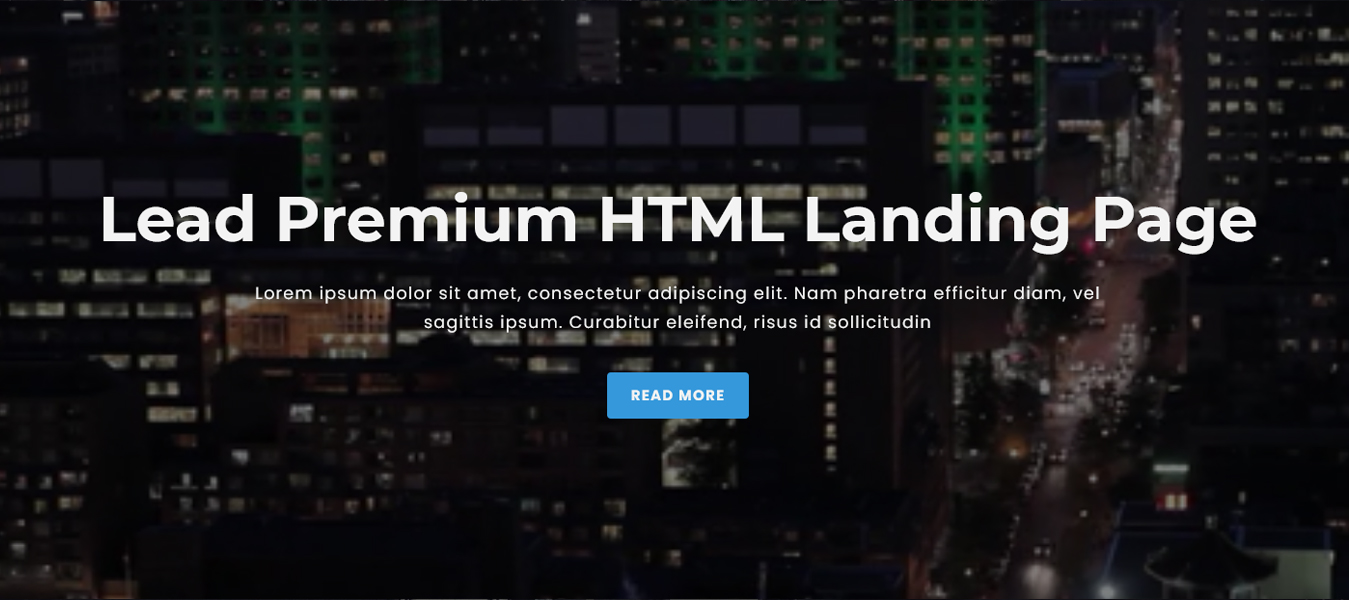 Lead Zen - Responsive HTML Landing Pages