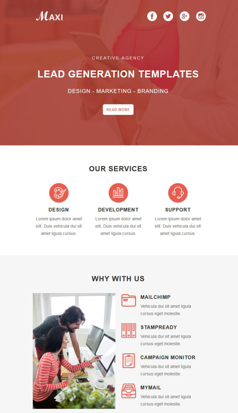 Maxi - Business - Responsive Email Templates