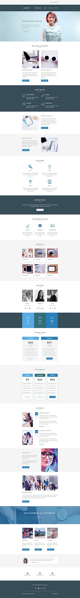 Sections (Colored) with BG images