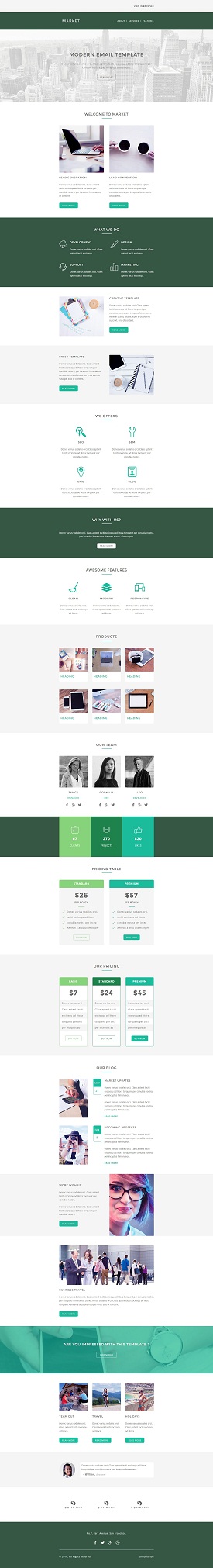 Sections (Colored) with BG images