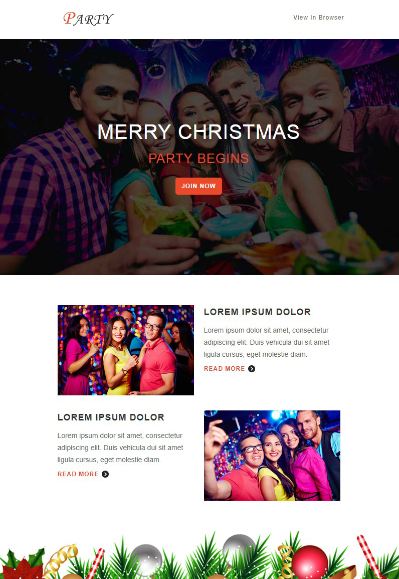 Party - Notification - 7 - Responsive Email Templates