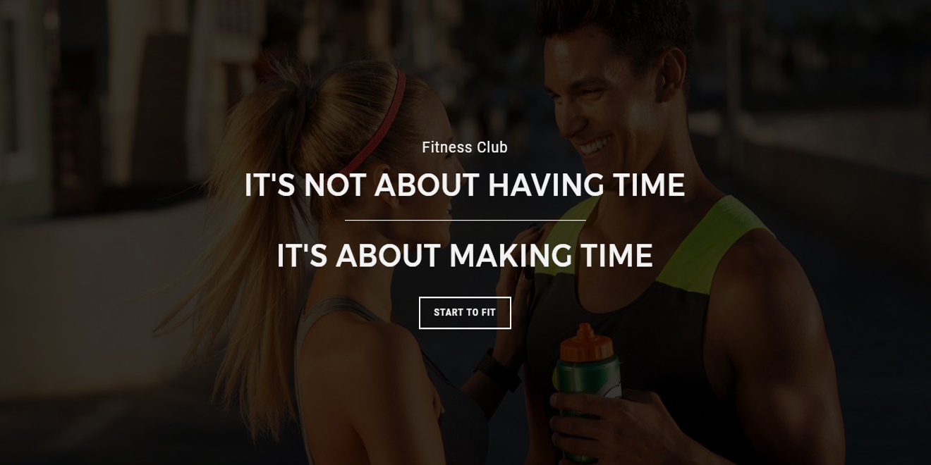 Fitness - Video Header Responsive HTML Template