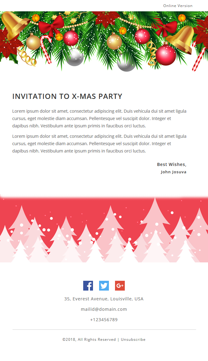 X-mas - Responsive Notification - 7 Templates