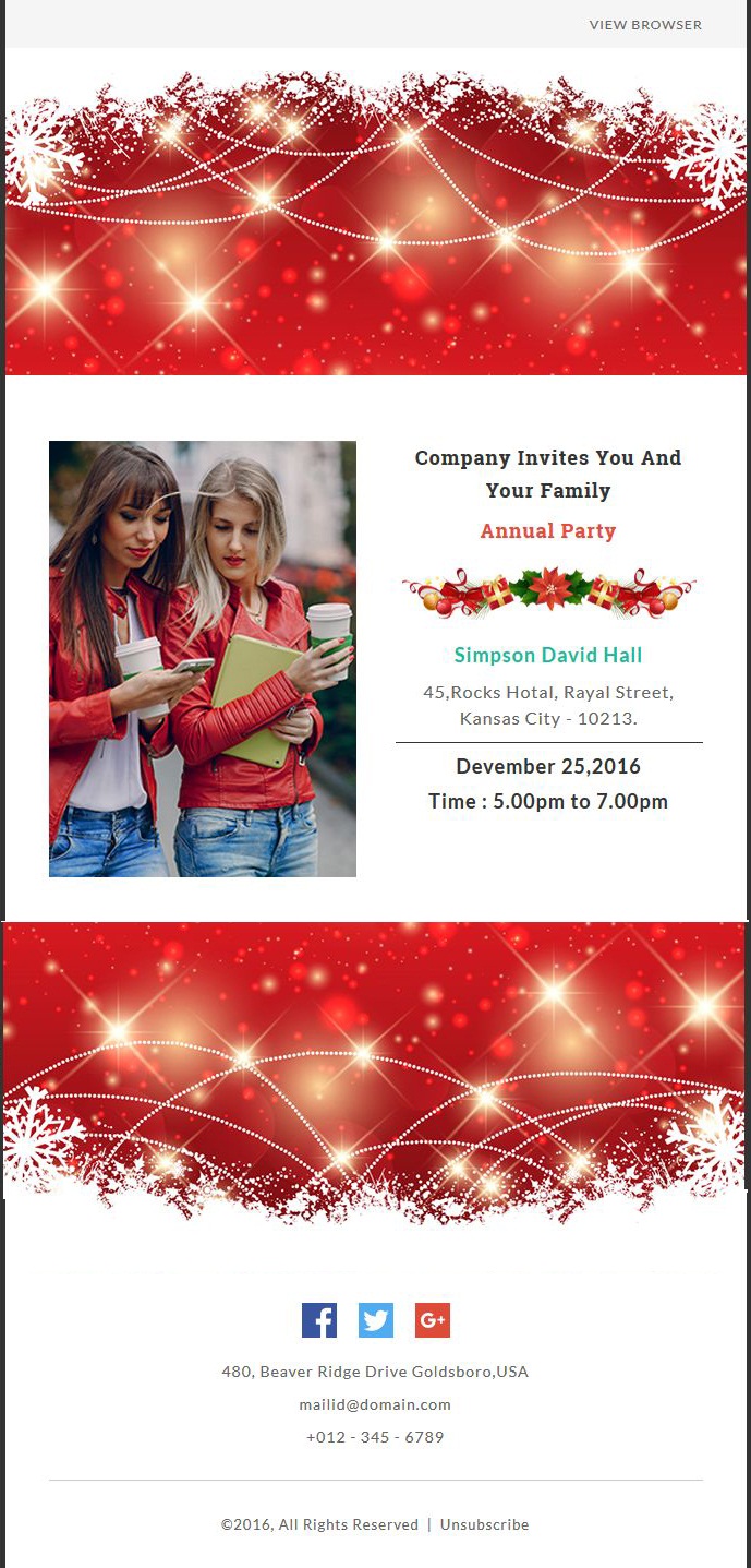 X-mas - Responsive Notification - 9 Templates