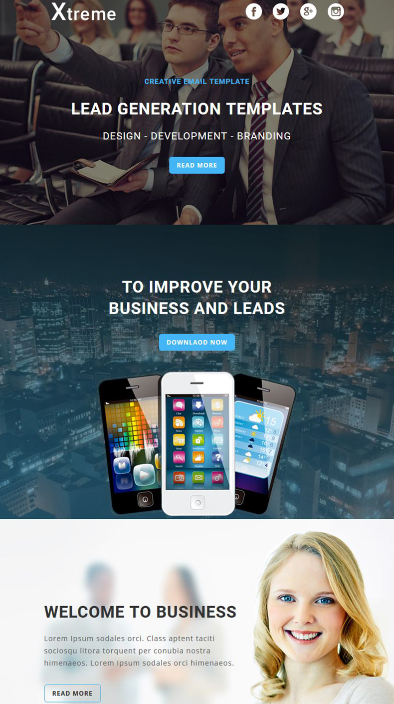 X-treme - All Elements Business Email Template