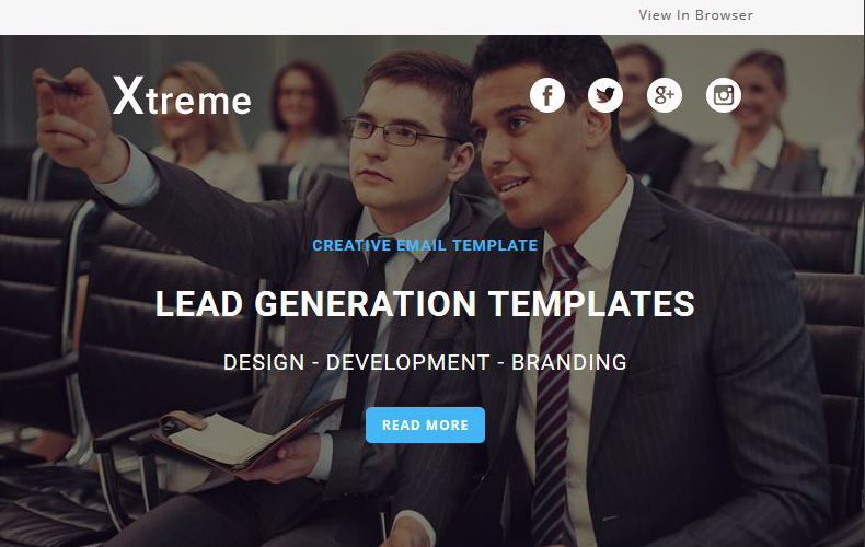 X-treme - Demo - 2 - Business Email Template