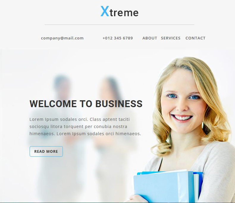 X-treme - Demo - 3 - Business Email Template