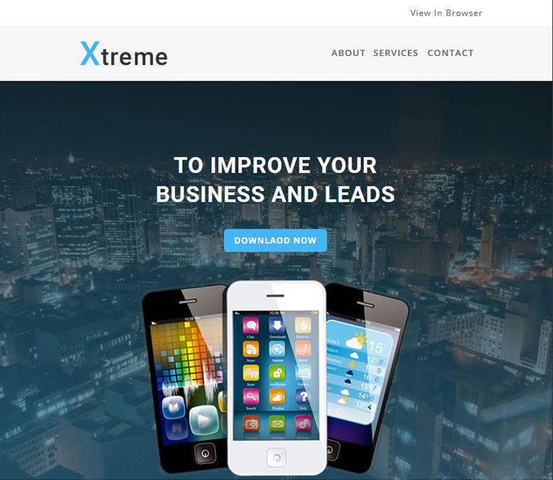 X-treme - Demo - 4 - Business Email Template